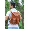 Vintage Zaino per laptop in pelle vintage zaino borsa vera borsa messenger borsa uomo