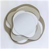 Arti e Mestieri Specchio Isotta Beige Sabbia Bianco 83x80 cm