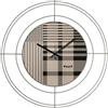 Arti e Mestieri Orologio Da Parete Nudo Pic D59 cm Tartan e Nero