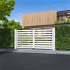 GARDENGATE Palo quadrato in alluminio GARDENGATE bianco L 15 x H 140 x Sp 15 cm