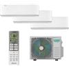 Hisense Condizionatore a muro multisplit inverter trial HISENSE ENERGY PRO X 9+9+12 21.4956 BTU classe raffreddamento A++, classe di riscaldamento A++, bianco