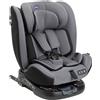 CHICCO Seggiolino Auto Chicco Unico Evo Isofix i-Size Girevole 360 e Reclinabile Grey Black (40-150 cm)