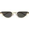 Gucci Occhiali da Sole GG1603S 001 Oro/Grigio Unisex
