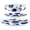 ALESSI ITSUMO YUNOKI WARE SERVIZIO TAVOLA DECOR 12 PZ NF08S12