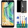 SRJTEK Compatibile Per Xiaomi Redmi 7A Sostituzione Dello Schermo Per Redmi 7A MZB7995IN Display LCD Touch Digitizer Sensor Kit Matrix (Nero Senza Telaio)