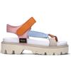 BLAUER Sandalo donna bianco in pelle
