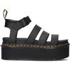 DR. MARTENS Sandalo donna nero in pelle