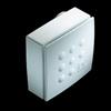 Vortice Aspiratore Bagno Soffitto / Parete 90 m³/h Potenza 28 Watt colore Bianco - Vort Quadro Micro