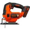 Black & Decker Seghetto alternativo Batteria Litio 18V Velocità 0-2.500 corse/min - BDCJS18-QW