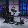 Dardoo G29 Racing Sim Cockpit Con Sedile E Supporto TV Adatto A Logitech Fanatec