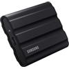 Samsung Memorie Samsung MU-PE1T0S/EU T7 Shield SSD Portatile da 1TB, USB 3.2 Gen.2, nero, compatibile con Mac, iPhone e iPad
