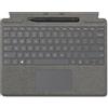 Microsoft 8X8-00173 tastiera per dispositivo mobile Cover port Platino [8X8-00173]