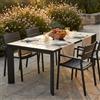 MIlani Home IMPACTO - tavolo allungabile in alluminio 150/200 bianco o antracite