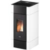 Cadel Stufa a Pellet Ventilata Cadel Cristal 9 da 9 kW Bianco - 7018520