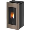 Cadel Stufa a Pellet Canalizzata Cadel Prince3 Plus 11KW ad Aria Light Bronze - 7019543