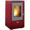 King Stufa a Pellet King 60 Bordeaux 145 m3 6,15 kW - 93058 - OCCASIONE