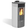 King Stufa a Pellet Ventilata King Round 12 8.7kW 200m3 Bianco - 93060