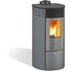 King Stufa a Pellet Ventilata King Round 12 8.7kW 200m3 Antracite - 93061