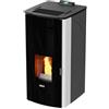 King Termostufa a Pellet Ventilata King 17DD Idro 17kW 420m3 Bianco - 500203