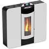 Kalor Stufa a Pellet ad Aria Kalor Quadra 10C 9kW 225m3 2 Canalizzazioni Bianco - QUADRA.10CTR-WKA