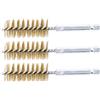 BGS 3078-19-M | Spazzola in ottone | 3 pezzi | 19 mm | Attacco esagono esterno 6,3 mm (1/4) | Spazzole con fori | per BGS 3078