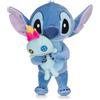 Disney SIMBA 6315877004X06 Disney Stitch con Scrump 25 cm bambino abbraccio con licenza ufficiale personaggio dolce della serie Lilo e Stitch
