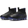 NIKE JR Mercurial Superfly 9 Academy Black/Chrome-Hyper Roya, Sneaker, Nero Blu Grigio, 36 EU