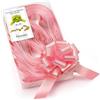 Brizzolari 30 Coccarde Rosa Autotiranti 3,0 cm per Matrimonio, Auto, Casa, Nozze, Battesimo, Laurea, Comunione - Fiocco Bianco, Avorio, Celeste, Rosa, Rosso