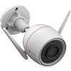 Ezviz h3c 2k telecamera da esterno 4mm, risoluzione 2k 3mp, wi-fi, active defense con luce e sirena