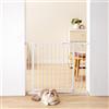VEVOR Cancelletto di Sicurezza Larghezza Espandibile 749-940 mm Altezza 762 mm, Cancello di Sicurezza per Scale Porte Corridoi per Bambini Senza Forare Ampia Apertura a 180° Colore Bianco