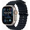 Apple Watch Ultra 2 (2023) | GPS + Cellular | argento | Cinturino Ocean Mezzanotte
