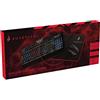 SureFire KingPin Gaming Combo Set (Tastiera RGB QWERTY Italiana, Mouse a 7 Pulsanti con RGB e Mouse Pad da Gaming) - 48833
