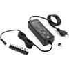 Poppstar Alimentatore Universale Regolabile CA CC (6V 7,5V 9V 12V 5A / 13,5V 15V 3,8A / 16 V 3,5A) con 8 Connettori a Spina CC e LED