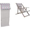 LIBEROSHOPPING Cuscino per sdraio relax 43x108 cm Grigio MICOS e poltrona da giardino