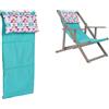 LIBEROSHOPPING Cuscino per sdraio relax 43x108 cm Turchese MICOS e poltrona da giardino