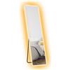 HOMCOM Specchio a Figura Intera LED, Controllo Touch, dimmerabile, senza cornice, 40 x 150 cm