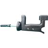 andromedagie SUPER TOP GRILLO 10 PZ VITE 70 MM NERO | Fermo Imposta Automatico Brevettato EsinPlast | Regolabile 44-60mm | Per Persiane e Scuri | Compatibile Alluminio Legno Ferro PVC