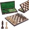Master of Chess Set di scacchi professionale OLYMPIC di alta classe, grande 42 cm / 16,5 pollici, realizzato a mano in legno da Master Of Chess