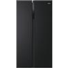 Haier HSR3918ENPB Frigorifero Side-by-Side 528L Classe E Nero No Frost