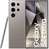 Samsung Smartphone Galaxy S24 Ultra AI, telefono cellulare Android senza contratto, 12 GB di RAM/256 GB, fotocamera da 200 MP, S Pen, batteria a lunga durata, grigio titanio, versione DE