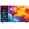TCL 65P655 Televisione Smart TV 65 Pollici Led 4K Ultra Hd Serie P65 Dolby Audio