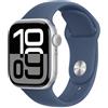 Apple Watch Series 10 GPS + Cellular 42mm Cassa in Alluminio Color Argento con D