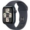 Apple Watch SE GPS 40mm Cassa Alluminio Mezzanotte con Mezzanotte Sport Band - M