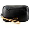 ALVIERO MARTINI 1a CLASSE Geo Classic Clutch Taglia Unica PN78 8162 0001 BLACK