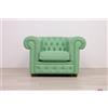 VAMA Divani Poltrona Chesterfield Verde Menta Chiaro