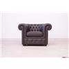 VAMA Divani Poltrona Chesterfield colore Marrone Cioccolato
