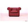 VAMA Divani Poltrona Chesterfield colore Rosso Bordeaux