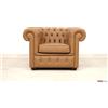 VAMA Divani Poltrona Chesterfield Marrone Caramello