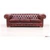 VAMA Divani Divano Chester England 3 Posti Rosso