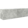 vidaXL Armadietto da Bagno Grigio Cemento 100x25x30 cm in Truciolato, Armadio a Muro da Bagno, Armadio da Bagno a Muro, Armadio da Bagno a Parete